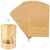 25gm, 9 x 14cm Brown Reusable Kraft Paper Storage Pouch with Transparent Window for Micro Spices, Seeds & Salts(Pack-100)
