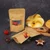 25gm, 9 x 14cm Brown Reusable Kraft Paper Storage Pouch with Transparent Window for Micro Spices, Seeds & Salts(Pack-100)
