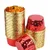 3000 Pcs, 50x40mm Chocolava Double Side Golden Disposable Baking Cupcake Liners For Wedding, Birthday, Baby Shower
