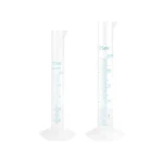 Bello 10ml & 25ml Scientific Measuring Cylinder with Hexagonal Base & Blue Printed Graduation, 2pcs & Polypropylene Body