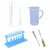 Bello 12 Lab Products- Plastic Jug 1000ml & Cylinder 25ml, 50ml, Stand, Holder & Brush with 6pcs Test Tubes 15X125mm