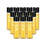 Bello 12pcs Clear Glass Vials Culture 5ml Tubes with PE Stopper, Leak-Proof Bottles for Oils, Liquids, Pills