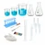 Bello 23 Items Combo (Beakers, Conical Flask, Test Tube, Stand, Brush, Dropper, PH Paper, Gloves & Measuring Cylinder)