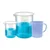 Bello 250ml and 1000ml Polypropylene Beakers with Graduation Marks and 250ml Measuring Jug Set for Laboratory