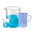 Bello 25ml and 1000ml Polypropylene Beakers with Graduation Marks and 500ml Measuring Jug Set for Laboratory