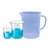 Bello 25ml and 50ml Polypropylene Beakers with Graduation Marks and 250ml Measuring Jug Set for Laboratory