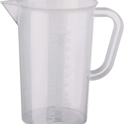 Bello 2pcs x 1litre Plastic Measuring Jug with Handle for Experiments
