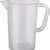 Bello 2pcs x 1litre Plastic Measuring Jug with Handle for Experiments