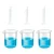 Bello 3pcs x 50ml Measuring Cylinder & 3pcs x 250ml Measuring Beaker with Blue Printed Graduation, Polypropylene Material