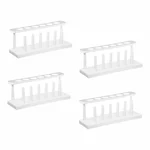 Bello 4pcs Polypropylene Test Tube Rack with Drying Pins for 6 Tube