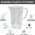 Bello 4pcs x 1000ml Polypropylene Measuring Jug with Handle for Laboratory