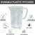 Bello 4pcs x 250ml Polypropylene Measuring Jug with Handle for Lab Kitchen