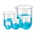 Bello 5pcs Polypropylene Beakers with Graduation Marks 25ml, 50ml, 100ml, 250ml, 1000ml Capacity
