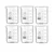 Bello 6 pcs Borosilicate 3.3 Glass Beaker 1000ml with Graduation Marks for School, Collage Chemistry Lab Laboratory