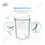 Bello 6 pcs Borosilicate 3.3 Glass Beaker 1000ml with Graduation Marks for School, Collage Chemistry Lab Laboratory