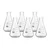 Bello 6pcs Borosilicate 3.3 Glass 250ml Conical Flask with Graduation Marks for Laboratory