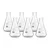 Bello 6pcs Borosilicate 3.3 Glass Conical Flask 100 ml with Graduation Marks for School, Collage, Laboratory