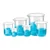Bello 6pcs Polypropylene Beaker with Graduation Marks 25ml, 50ml, 100ml, 250ml, 500ml, 1000ml