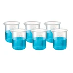 Bello 6pcs x 1000ml Polypropylene Beakers with Graduation Marks for Laboratory