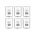 Bello 6pcs x 10ml Borosilicate 3.3 Glass Beakers with Graduation Marks for Laboratory