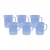 Bello 6pcs x 250ml Polypropylene Measuring Jug with Handle for Laboratory