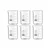 Bello 6pcs x 50ml Borosilicate 3.3 Glass Beakers with Graduation Marks for Laboratory