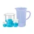 Bello Beaker with Graduation Marks & Measuring Jug Set (Beaker 50ml, 100ml, 500ml with 1000ml Measuring Jug)