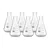 Bello Borosilicate 3.3 Glass 6pcs Conical Flask 500 ml with Graduation Marks for Laboratory
