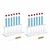 Bello Borosilicate Glass 12pcs Test Tube 15mmX125mm & 12pcs Rubber Cork with 2pcs Cleaning Brush, 2pcs Test Tube Stand