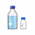 Bello Borosilicate Glass Reagent Bottle 1000ml & 100ml with Leak Proof Blue Screw Cap for Professional Use