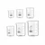 Bello Combo of 6 Borosilicate 3.3 Glass Beakers - 5ml, 10ml, 25ml, 50ml, 100ml, 250ml with Graduation Marks
