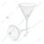 Bello Polypropylene Analytical Funnel Set 50mm x 4pcs for Laboratory