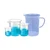 Bello Polypropylene Beaker with Graduation Marks 25ml, 50ml, 100ml with 500ml Measuring Jug