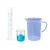 Bello Polypropylene Measuring Cylinder 50ml, Beaker 50ml & Jug 500ml Set for Laboratory