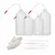Bello Polypropylene Wash Bottle, 250ml x 2pcs & 500ml x 2pcs with Screw Cap & Flexible Tube, Dropper 3ml x 4pcs, Gloves Set