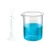 Bello Scientific 1 Measuring Cylinder 25 ml & 1 Measuring Beaker 1000 ml Combo for School, College, Chemistry Laboratory