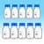 Bello Scientific Borosilicate 3.3 Glass Reagent Bottle of 50ml (5pcs) & 100ml (5pcs) with Leak Proof Blue Screw Cap