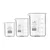 Bello Set of 3 Beaker 10ml, 25ml, 50ml with Graduation Marks, Borosilicate 3.3 Glass for Laboratory