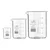 Bello Set of 3 Beaker 10ml, 50ml, 100ml with Graduation Marks, Borosilicate 3.3 Glass for Laboratory