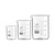 Bello Set of 3 Beaker 25ml, 250ml, 1000ml with Graduation Marks, Borosilicate 3.3 Glass for Laboratory