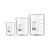 Bello Set of 3 Beaker 25ml, 50ml, 250ml with Graduation Marks, Borosilicate 3.3 Glass for Laboratory