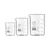 Bello Set of 3 Beaker 25ml, 50ml, 500ml with Graduation Marks, Borosilicate 3.3 Glass for Laboratory