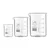 Bello Set of 3 Beaker 50ml, 100ml, 1000ml with Graduation Marks, Borosilicate 3.3 Glass for Laboratory