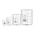 Bello Set of 4pcs Borosilicate 3.3 Glass Beakers with Graduation Marks, 10ml, 25ml, 50ml, 1000ml Capacity for Laboratory