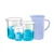 Bello Set of Beakers with Graduation Marks and Measuring Jug, Beaker 250ml, 500ml, 1000ml & 1000ml Jug Capacity