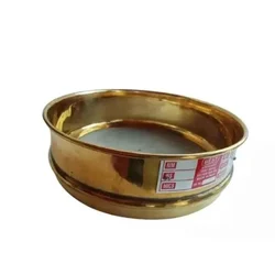 BEXCO 2.36mm Stainless Steel Mesh Test Sieve with Brass Frame, 8 inch Diameter