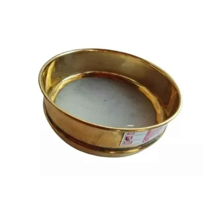 BEXCO 2.8mm Stainless Steel Mesh Test Sieve with Brass Frame, 8 inch Diameter