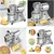 4 in 1 Commercial Cheese and Chocolate Grater Machine for Cheese, Butter and Chocolates