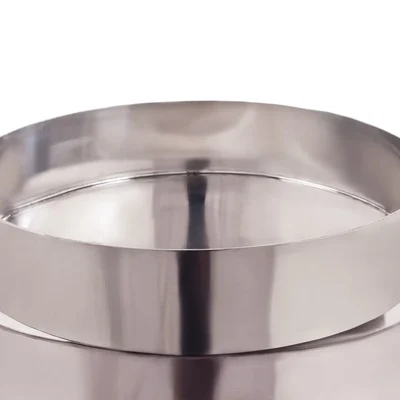 Commercial Stainless Steel 20 inch Flat Ghevar Kadai 3 MM Thick Kitchenware