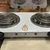 Dual Heating Plate, Compact EU Plug Electric Stove 2000W Countertop for Kitchen